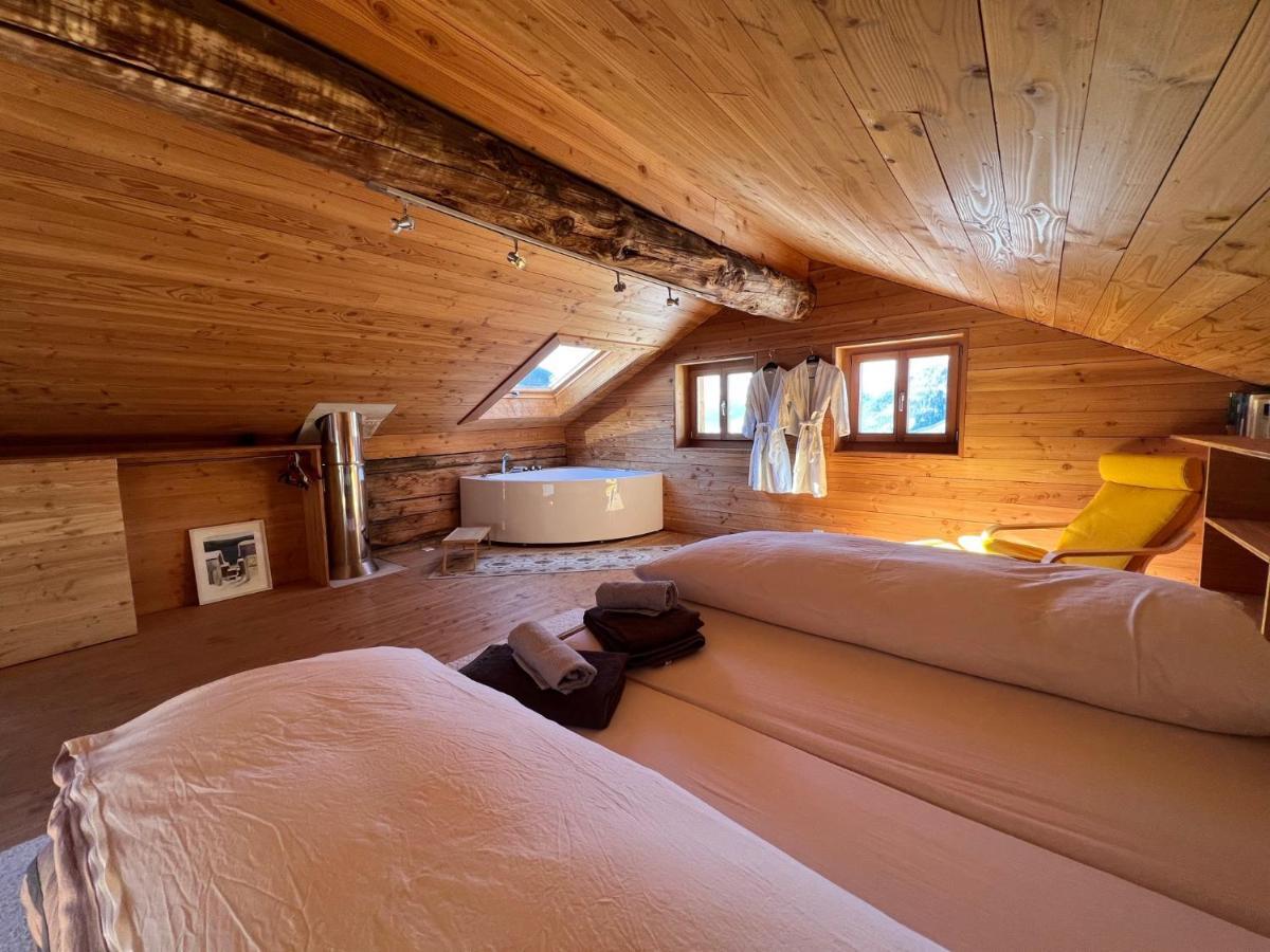 Chalet Biene - Swiss Alp Chalet With Sauna And Jacuzzi Ulrichen Buitenkant foto